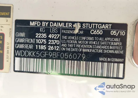 2011 Mercedes-Benz E 350 из США, поврежденный, VIN WDDKK5GF9BF056079